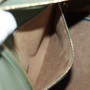 LOEWE Amazona 19 Hand Bag Canvas 2way Beige Gold Auth 196053SAM-26