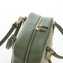 LOEWE Amazona 19 Hand Bag Canvas 2way Beige Gold Auth 196053SAM-6