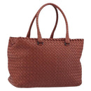 BOTTEGA VENETA INTRECCIATO Tote Bag Leather Brown Auth 196054V-1