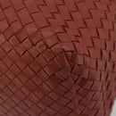 BOTTEGA VENETA INTRECCIATO Tote Bag Leather Brown Auth 196054V-10