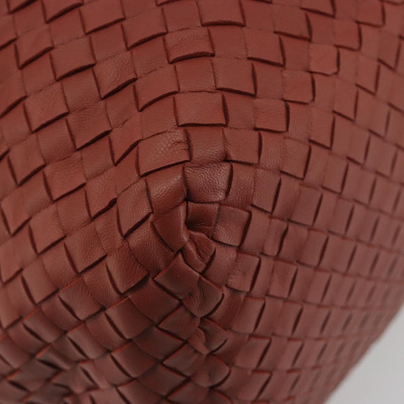 BOTTEGA VENETA INTRECCIATO Tote Bag Leather Brown Auth 196054V