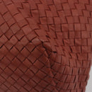 BOTTEGA VENETA INTRECCIATO Tote Bag Leather Brown Auth 196054V-12