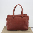 BOTTEGA VENETA INTRECCIATO Tote Bag Leather Brown Auth 196054V-23