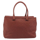 BOTTEGA VENETA INTRECCIATO Tote Bag Leather Brown Auth 196054V-3