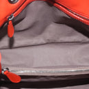BOTTEGA VENETA INTRECCIATO Hand Bag Leather Red Auth 196055A-10
