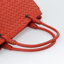 BOTTEGA VENETA INTRECCIATO Hand Bag Leather Red Auth 196055A-7
