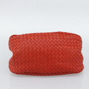 BOTTEGA VENETA INTRECCIATO Hand Bag Leather Red Auth 196055A-5