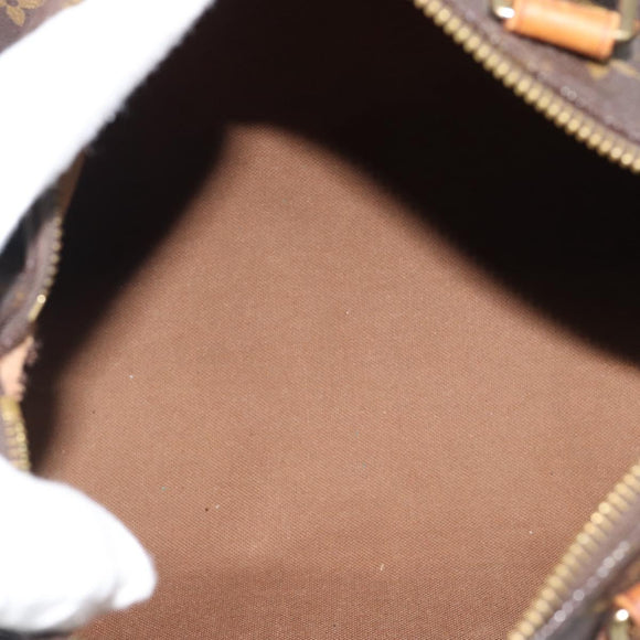 LOUIS VUITTON Monogram Speedy 25 Hand Bag M41528 LV Auth 196058
