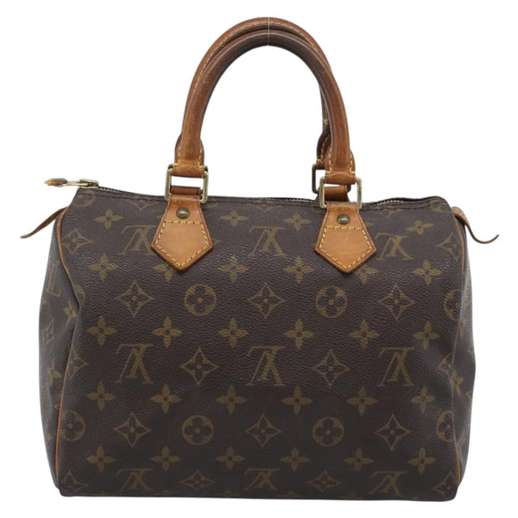 LOUIS VUITTON Monogram Speedy 25 Hand Bag M41528 LV Auth 196058