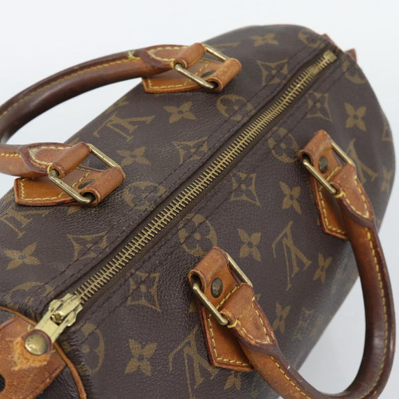 LOUIS VUITTON Monogram Speedy 25 Hand Bag M41528 LV Auth 196058