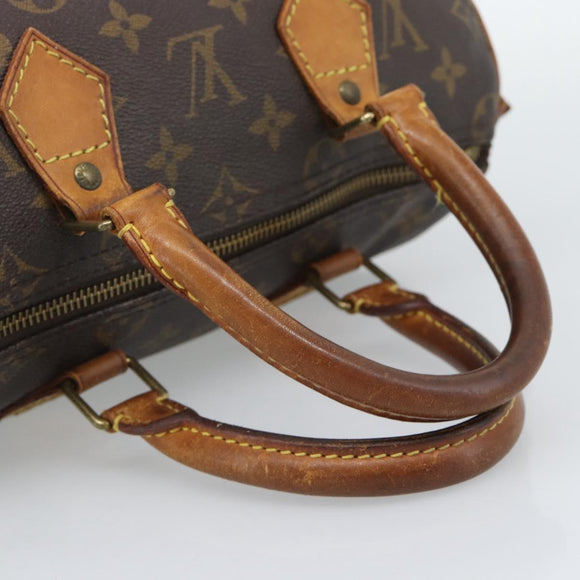 LOUIS VUITTON Monogram Speedy 25 Hand Bag M41528 LV Auth 196058