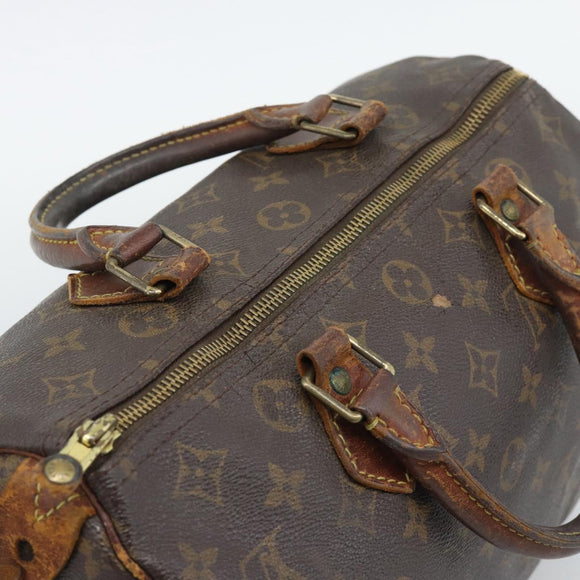 LOUIS VUITTON Monogram Speedy 30 Hand Bag M41526 LV Auth 196059