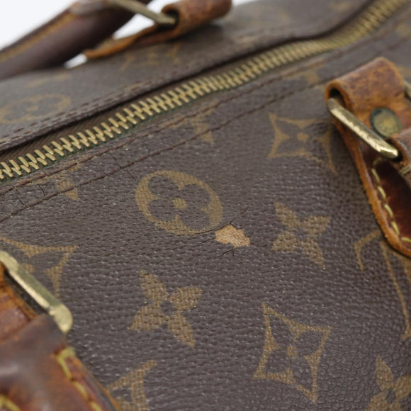 LOUIS VUITTON Monogram Speedy 30 Hand Bag M41526 LV Auth 196059
