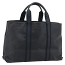 BOTTEGA VENETA Marco Polo Tote Bag PVC Canvas Black 130977 Auth 196061-1