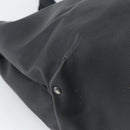 BOTTEGA VENETA Marco Polo Tote Bag PVC Canvas Black 130977 Auth 196061-14