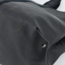 BOTTEGA VENETA Marco Polo Tote Bag PVC Canvas Black 130977 Auth 196061-15
