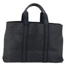 BOTTEGA VENETA Marco Polo Tote Bag PVC Canvas Black 130977 Auth 196061-13