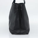 BOTTEGA VENETA Marco Polo Tote Bag PVC Canvas Black 130977 Auth 196061-4
