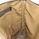 FENDI Pecan Canvas Hand Bag Black Brown Auth 196062A-18