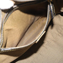 FENDI Zucca Canvas Hand Bag Brown Black Auth 196063-21