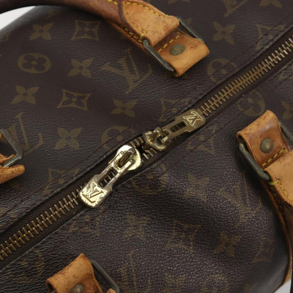 LOUIS VUITTON Monogram Keepall 50 Boston Bag M41426 LV Auth 196065