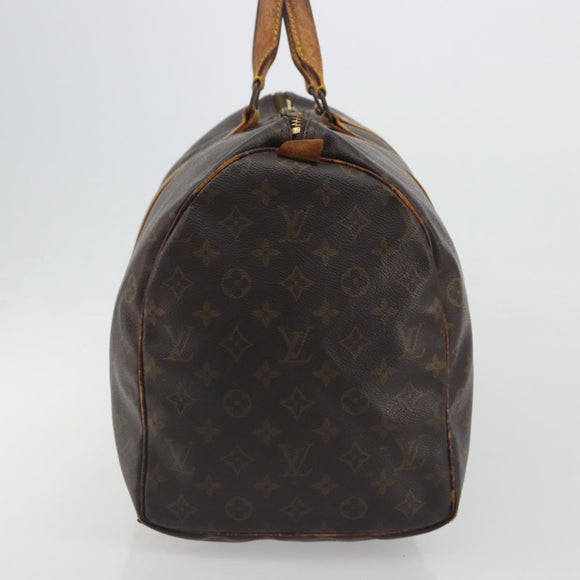 LOUIS VUITTON Monogram Keepall 50 Boston Bag M41426 LV Auth 196065