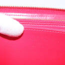 LOUIS VUITTON Monogram Vernis Zippy Long Wallet Pink M93058 LV Auth 196066V-17