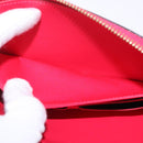 LOUIS VUITTON Monogram Vernis Zippy Long Wallet Pink M93058 LV Auth 196066V-18