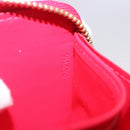 LOUIS VUITTON Monogram Vernis Zippy Long Wallet Pink M93058 LV Auth 196066V-12