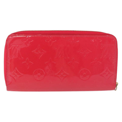 LOUIS VUITTON Monogram Vernis Zippy Long Wallet Pink M93058 LV Auth 196066V - 0