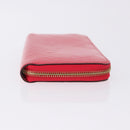 LOUIS VUITTON Monogram Vernis Zippy Long Wallet Pink M93058 LV Auth 196066V-3