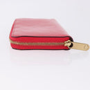 LOUIS VUITTON Monogram Vernis Zippy Long Wallet Pink M93058 LV Auth 196066V-4