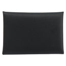 HERMES Calvi Duo Coin Purse Leather Black Silver Auth 196067V-3