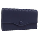 BOTTEGA VENETA INTRECCIATO Key Case Leather Navy Auth 196068V-1