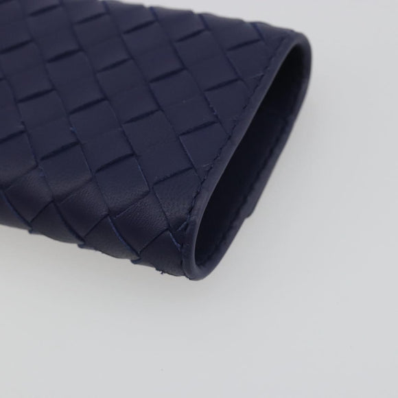 BOTTEGA VENETA INTRECCIATO Key Case Leather Navy Auth 196068V