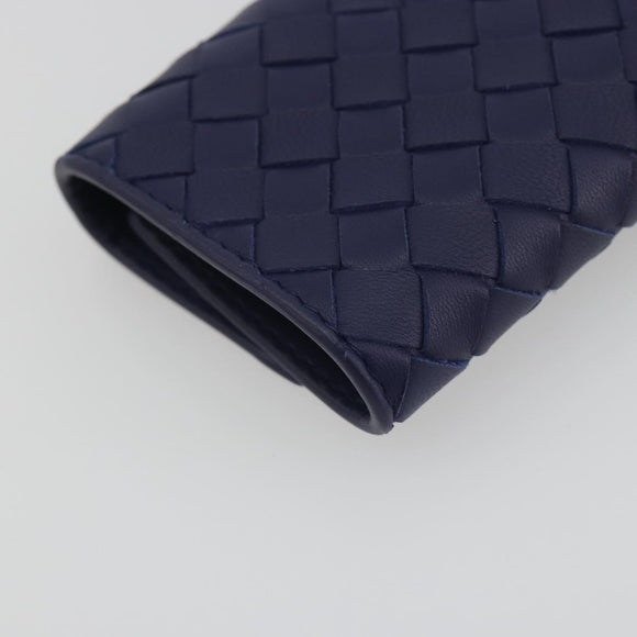 BOTTEGA VENETA INTRECCIATO Key Case Leather Navy Auth 196068V