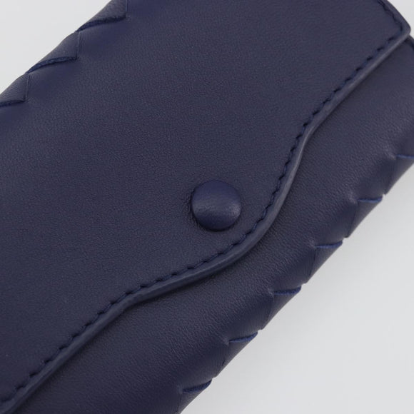 BOTTEGA VENETA INTRECCIATO Key Case Leather Navy Auth 196068V