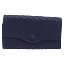BOTTEGA VENETA INTRECCIATO Key Case Leather Navy Auth 196068V-13