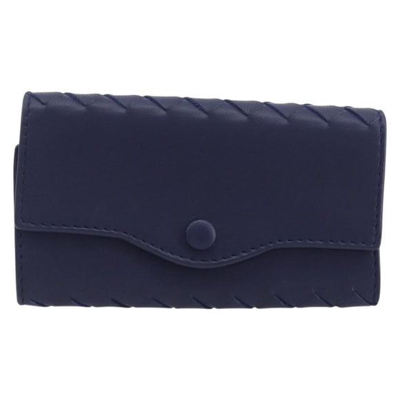 BOTTEGA VENETA INTRECCIATO Key Case Leather Navy Auth 196068V