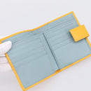GUCCI Compact Wallet Leather Yellow Gold 368233 Auth 196070A-9