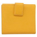 GUCCI Compact Wallet Leather Yellow Gold 368233 Auth 196070A-2