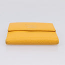 GUCCI Compact Wallet Leather Yellow Gold 368233 Auth 196070A-6