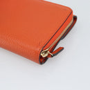 GUCCI Long Wallet Leather Outlet Orange 449397 Auth 196071A-10