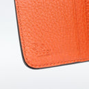 GUCCI Long Wallet Leather Outlet Orange 449397 Auth 196071A-13
