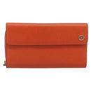 GUCCI Long Wallet Leather Outlet Orange 449397 Auth 196071A-2