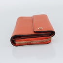 GUCCI Long Wallet Leather Outlet Orange 449397 Auth 196071A-5
