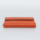 GUCCI Long Wallet Leather Outlet Orange 449397 Auth 196071A-7