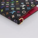 LOUIS VUITTON Multicolor PortefeuilleInsolite Wallet Black M60271 Auth 196074V-15