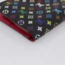 LOUIS VUITTON Multicolor PortefeuilleInsolite Wallet Black M60271 Auth 196074V-16