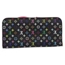 LOUIS VUITTON Multicolor PortefeuilleInsolite Wallet Black M60271 Auth 196074V-2